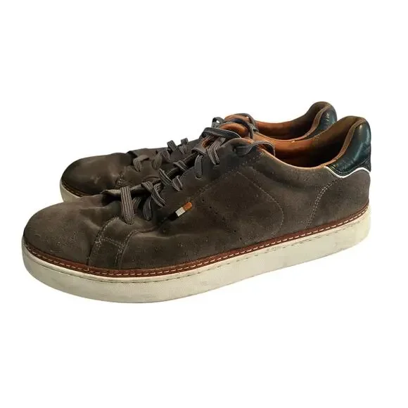 Allen Edmonds Alpha Lace-up Sneakers •Men 10 D• Dark Grey Suede Shoes $300 In Review: Allen Edmonds Courtside Suede Sneakers main image 2